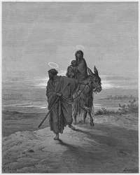 The flight into Egypt